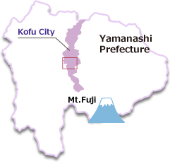 Yamanashi Prefecture Map